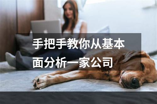 手把手教你从基本面分析一家公司