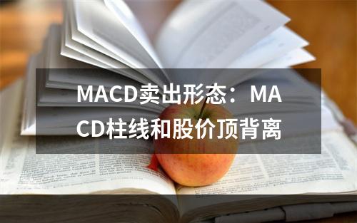 MACD卖出形态：MACD柱线和股价顶背离