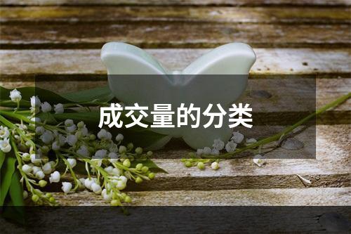 成交量的分类