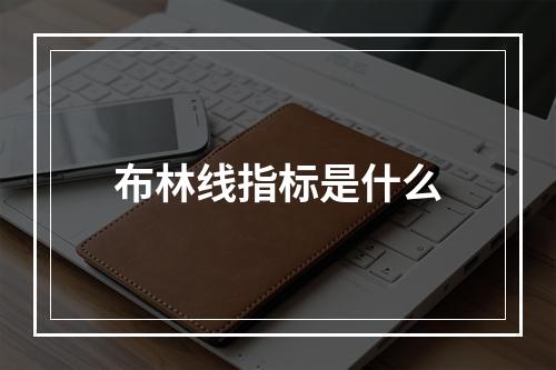 布林线指标是什么