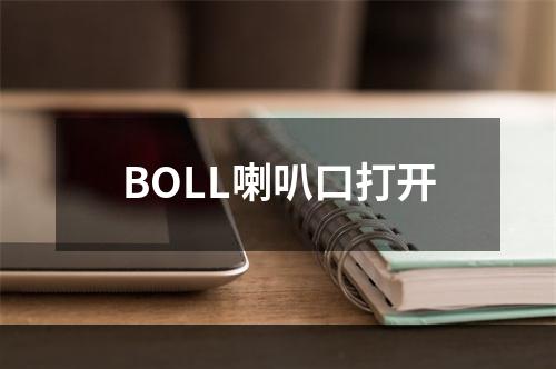 BOLL喇叭口打开