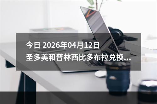 今日 2026年04月12日 圣多美和普林西比多布拉兑换人民币最新汇率行情