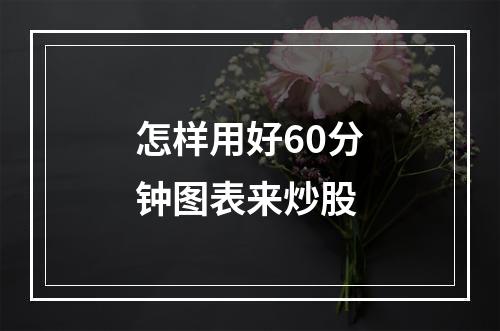 怎样用好60分钟图表来炒股
