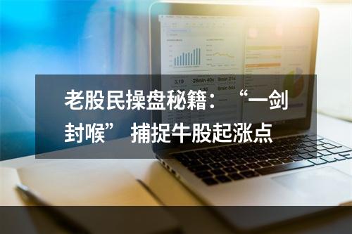 老股民操盘秘籍：“一剑封喉” 捕捉牛股起涨点