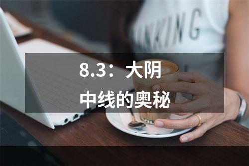 8.3：大阴中线的奥秘