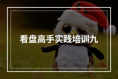 看盘高手实践培训九