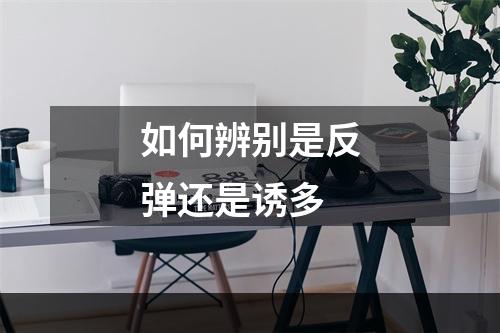 如何辨别是反弹还是诱多