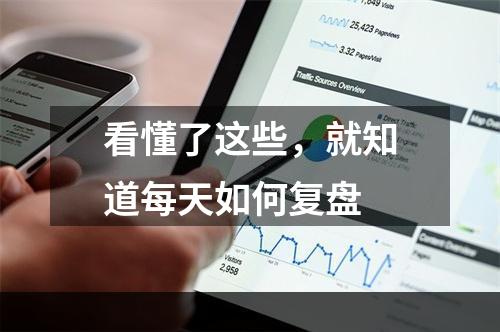 看懂了这些，就知道每天如何复盘