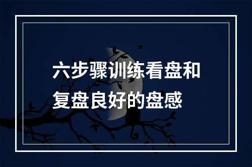 六步骤训练看盘和复盘良好的盘感