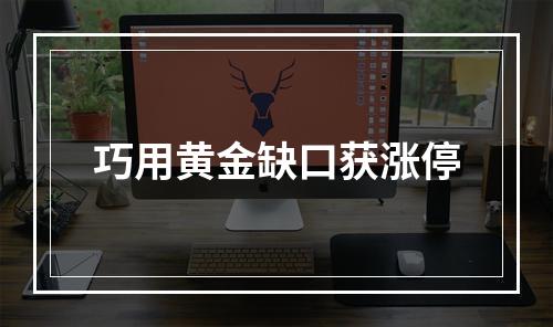 巧用黄金缺口获涨停