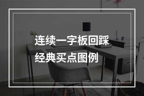 连续一字板回踩经典买点图例