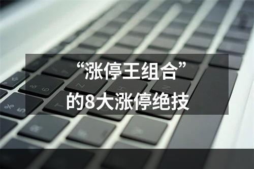 “涨停王组合”的8大涨停绝技