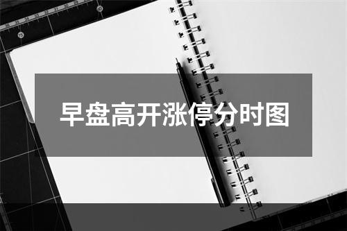 早盘高开涨停分时图
