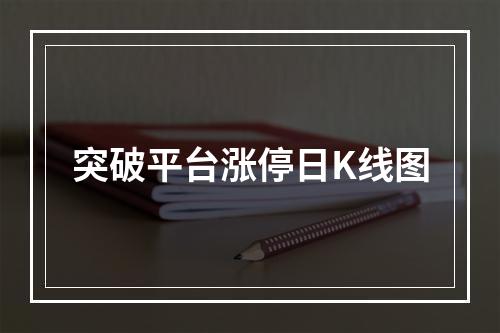 突破平台涨停日K线图