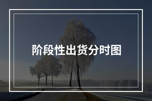 阶段性出货分时图