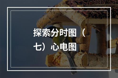 探索分时图（七）心电图