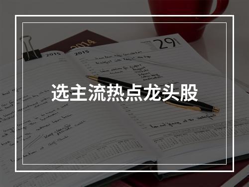 选主流热点龙头股