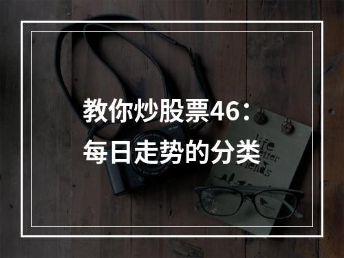 教你炒股票46：每日走势的分类