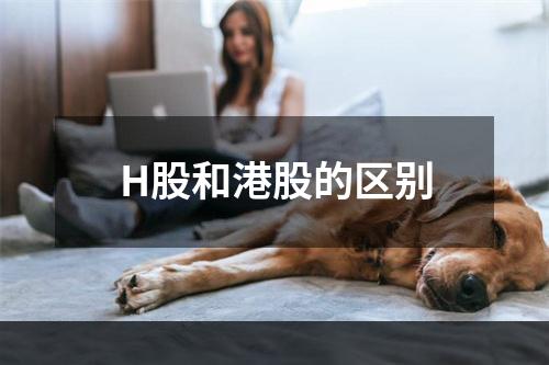 H股和港股的区别