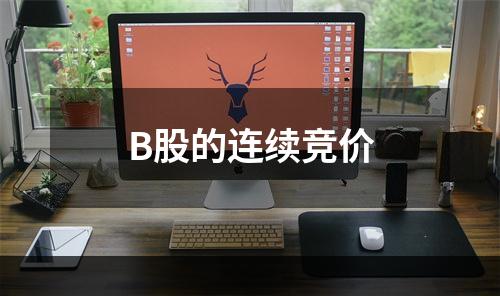 B股的连续竞价
