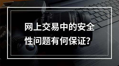 网上交易中的安全性问题有何保证？