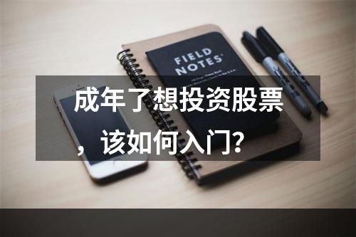 成年了想投资股票，该如何入门？