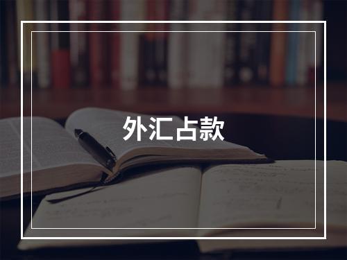 外汇占款