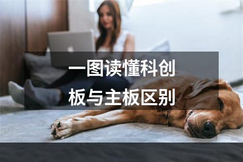 一图读懂科创板与主板区别