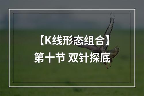 【K线形态组合】第十节 双针探底