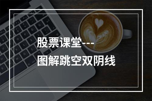 股票课堂---图解跳空双阴线